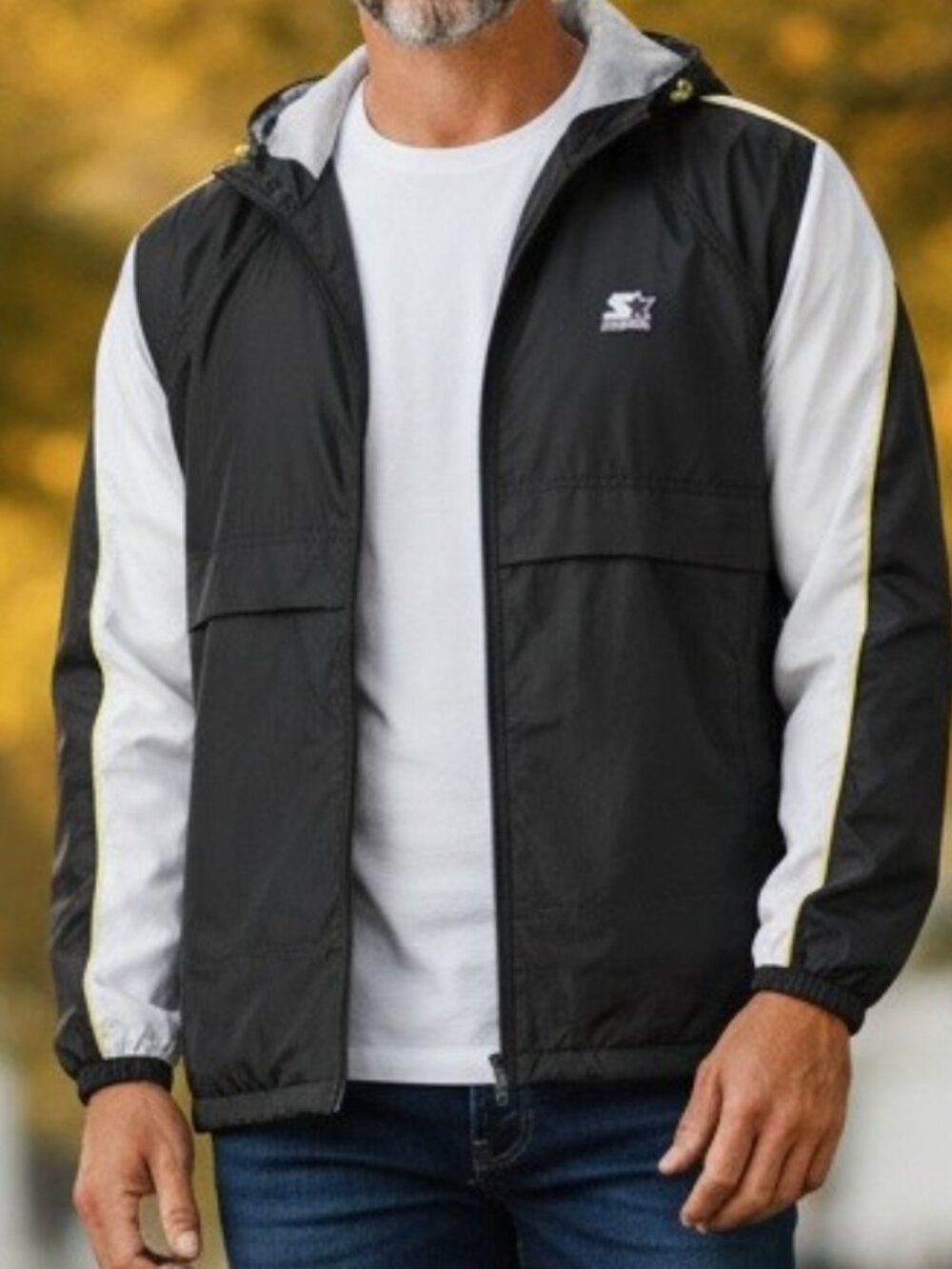 Starter Mesh Lined Full-Zip Hooded Jacket